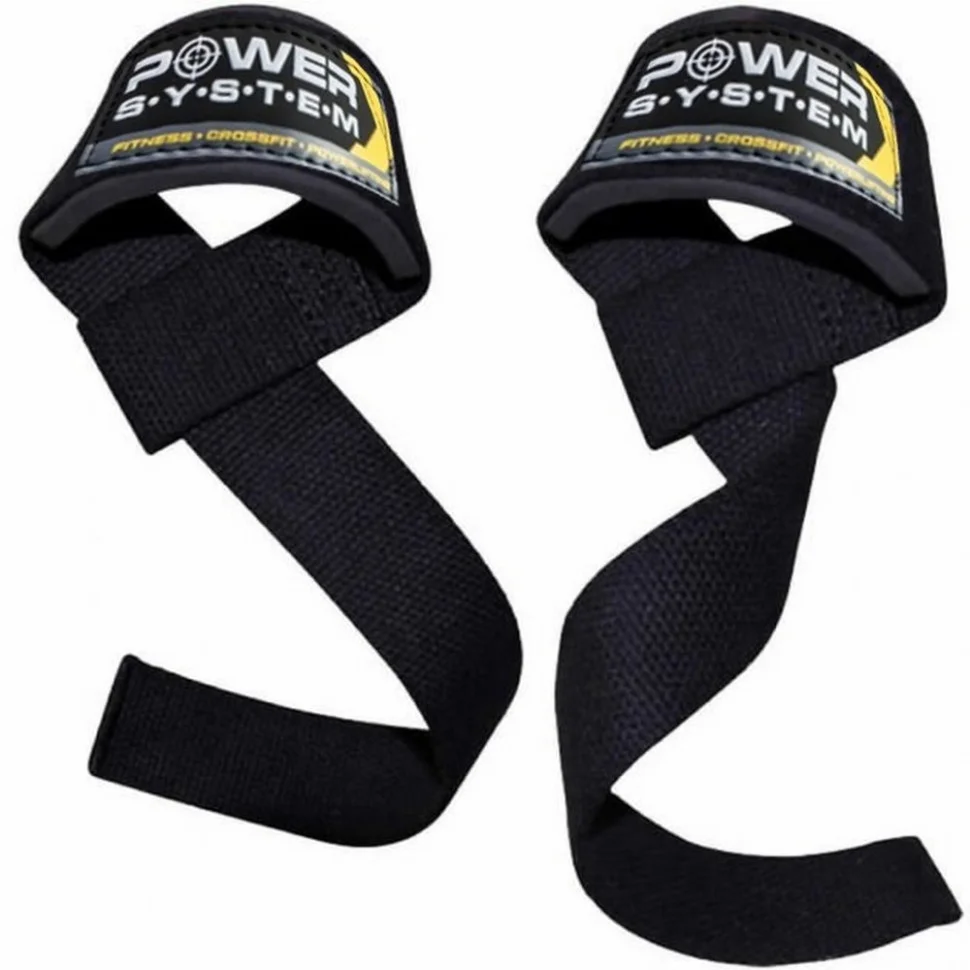 Лямки для тяги Power Straps Power System PS-3400_Bl/Yellow