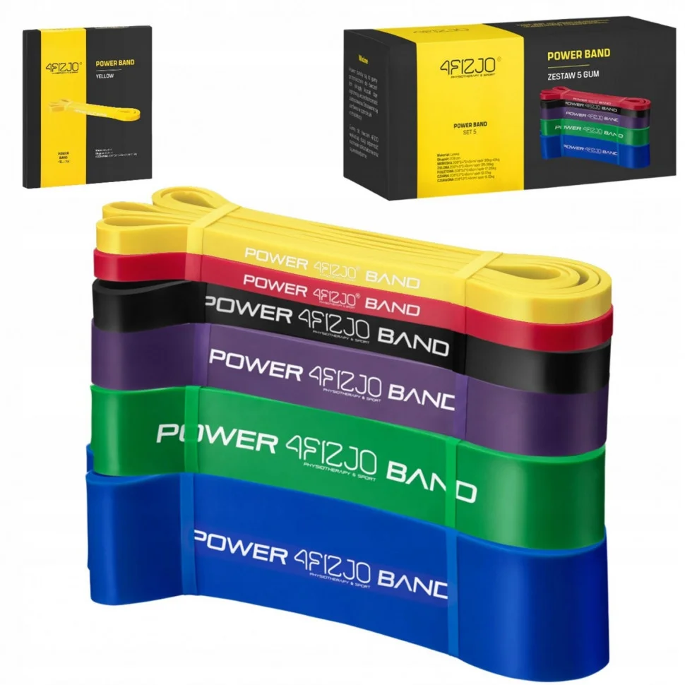 Эспандер-петля Power Band 4FIZJO 4FJ0064, 6-46 кг