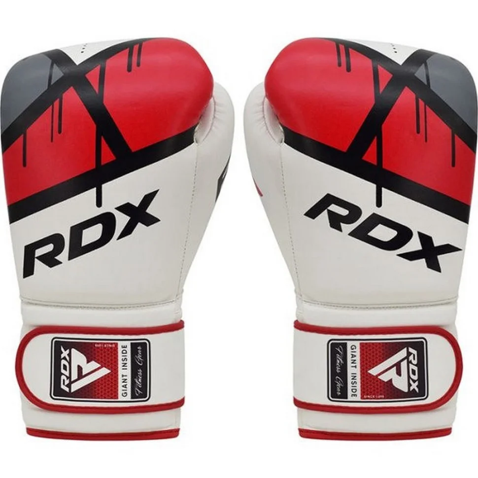 Боксерські рукавиці F7 Ego RDX Inc Limited BGR-F7R-12oz, Red 12 унцій (капа в комплекті)