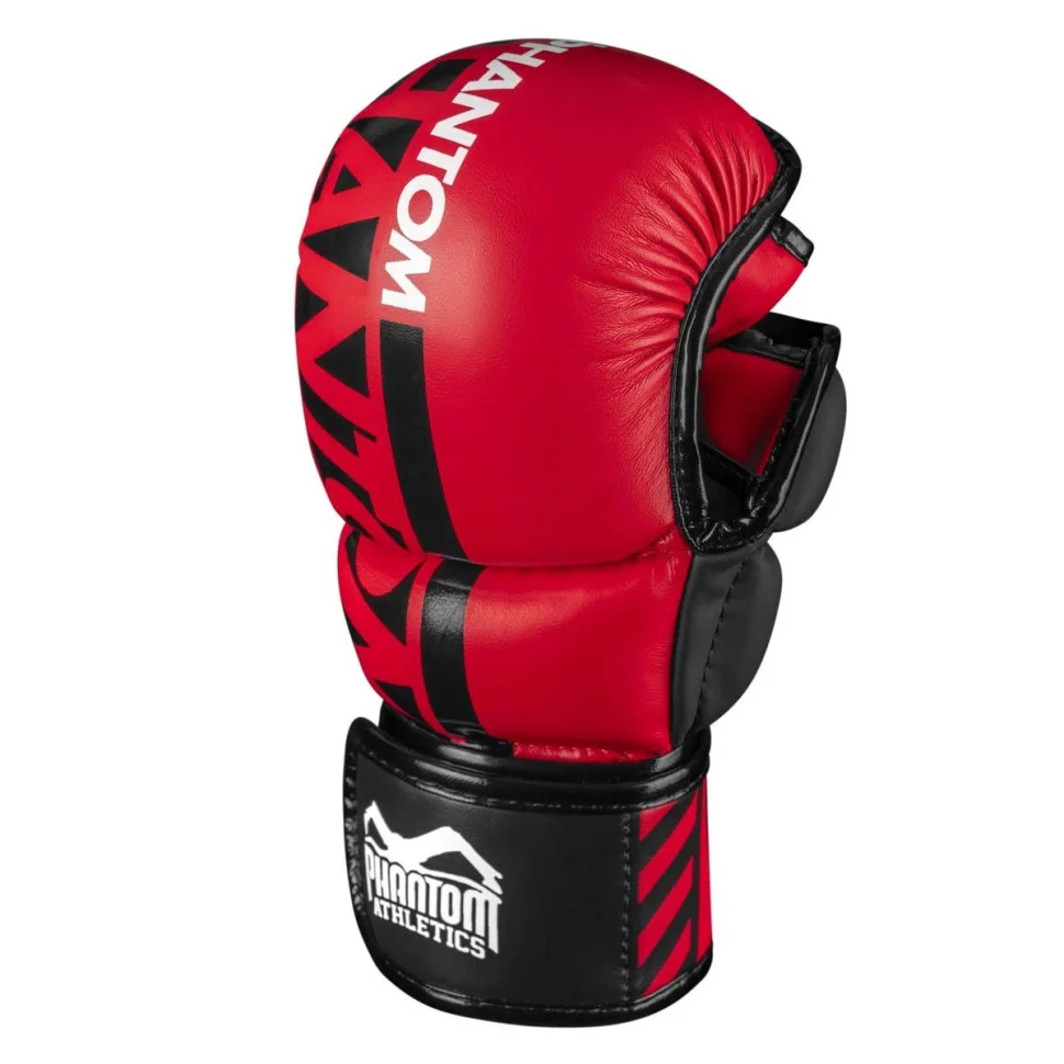 Перчатки для ММА APEX Phantom PHMMAG2728-LXL Red, L/XL (капа в подарок)