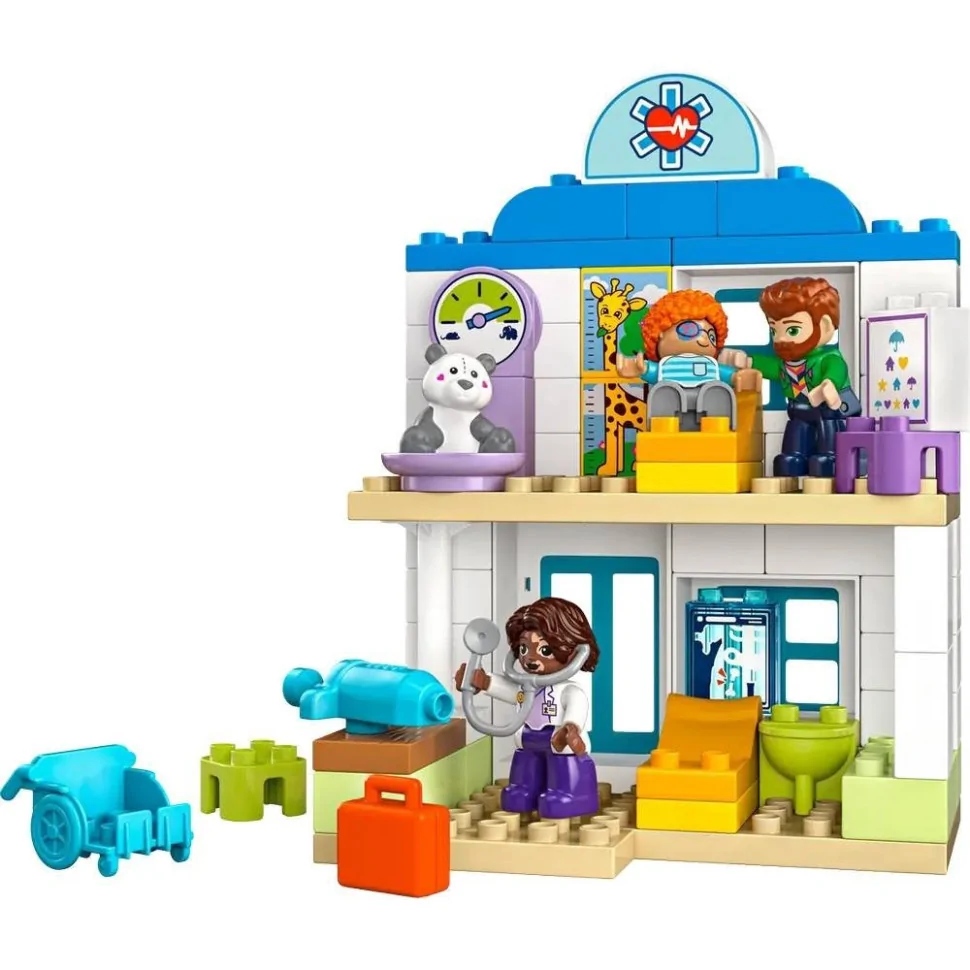 Конструктор дитячий Уперше: візит до лікаря LEGO 10449, 65 деталей