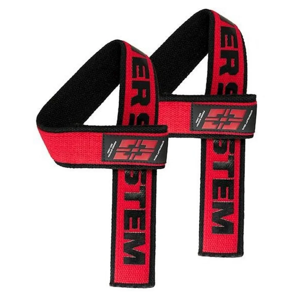 Лямки для тяги Lifting Straps Duplex Power System 3401RD-0 Black/Red