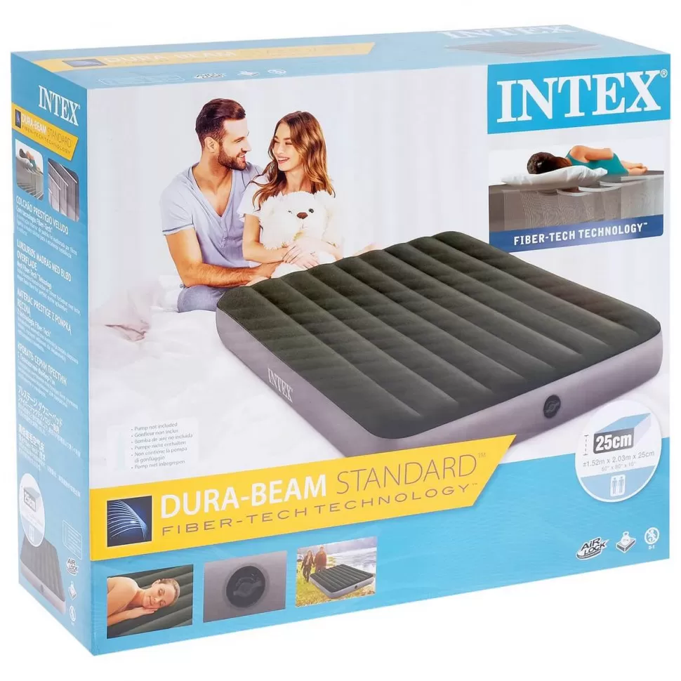 Надувной матрас Intex 64109 152х203х25 см.                                         
