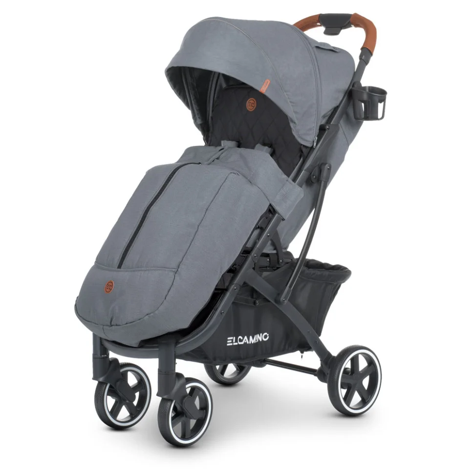 Коляска дитяча прогулянкова EL CAMINO ME 1090-1 Smoke Gray