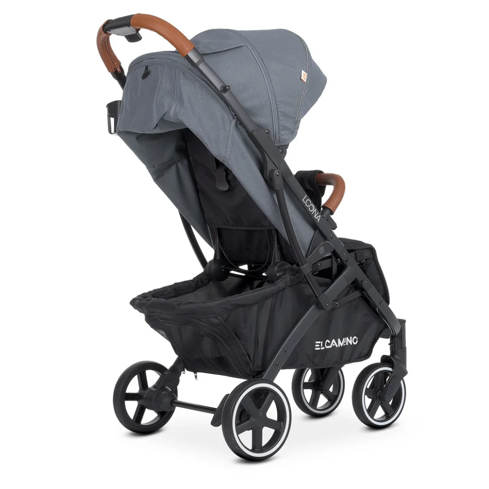 Коляска дитяча прогулянкова EL CAMINO ME 1090-1 Smoke Gray