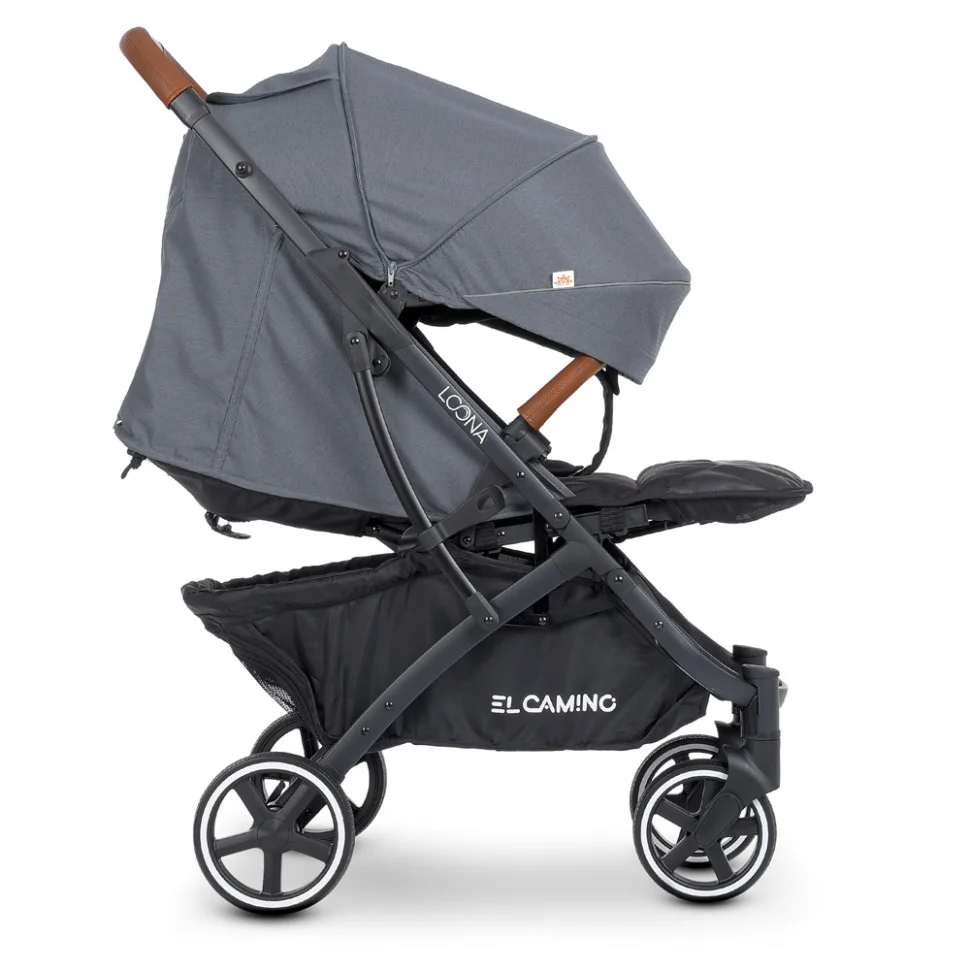 Коляска дитяча прогулянкова EL CAMINO ME 1090-1 Smoke Gray