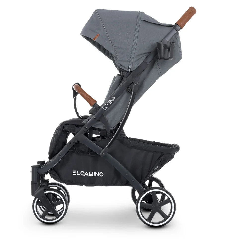 Коляска дитяча прогулянкова EL CAMINO ME 1090-1 Smoke Gray
