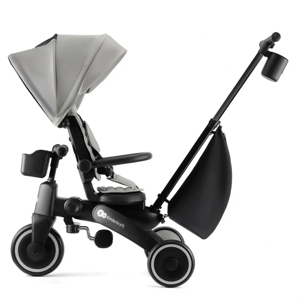 Детский трехколесный велосипед Jazz 2 Kinderkraft KRJAZZ02GRY0000 Grey
