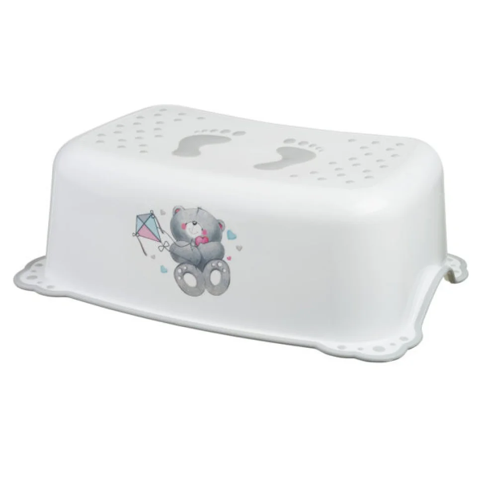 Детская подставка-ступенька Bears 2K Maltex 4095_60 white-grey