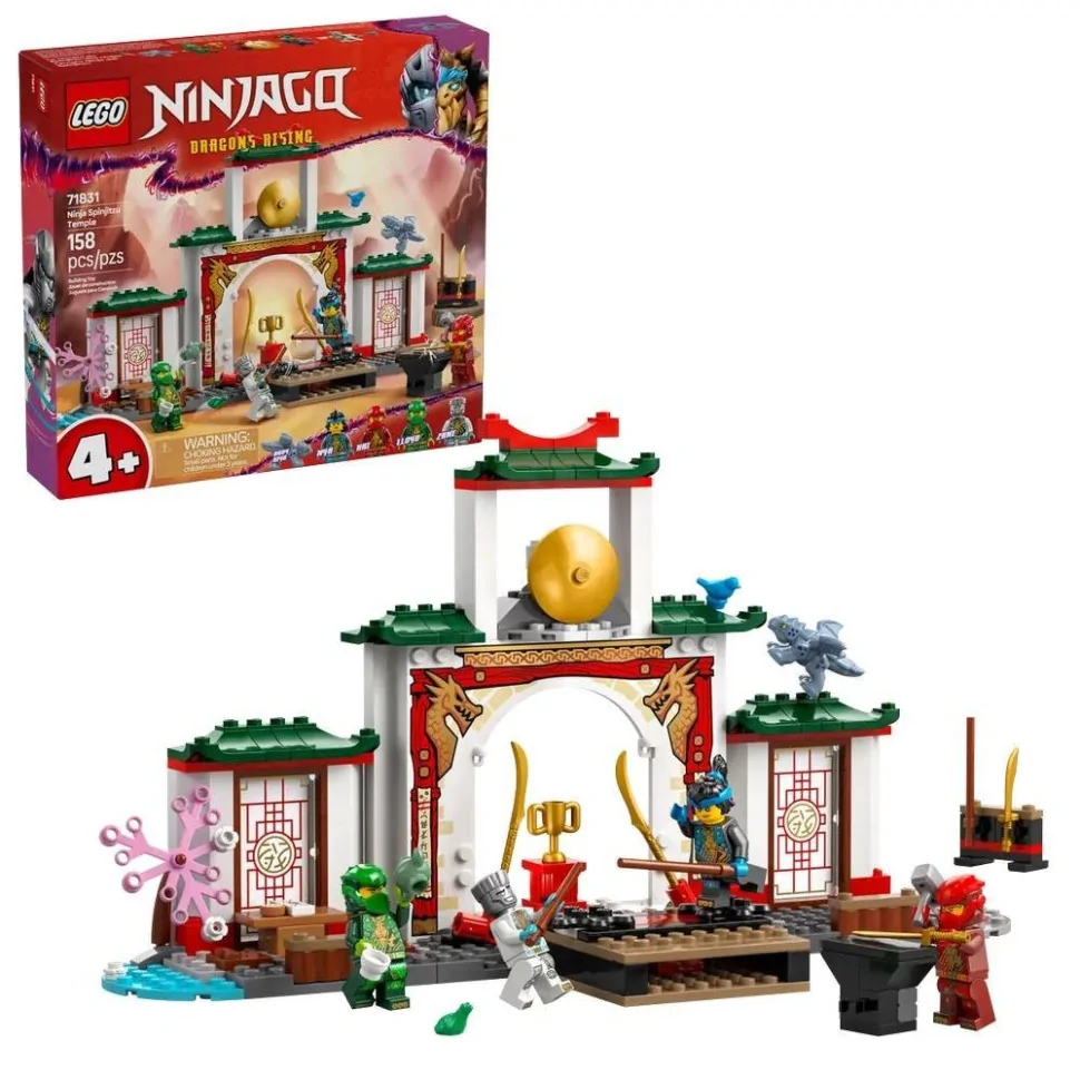 Конструктор детский Храм ниндзя Спин-джитсу LEGO 71831, 158 деталей