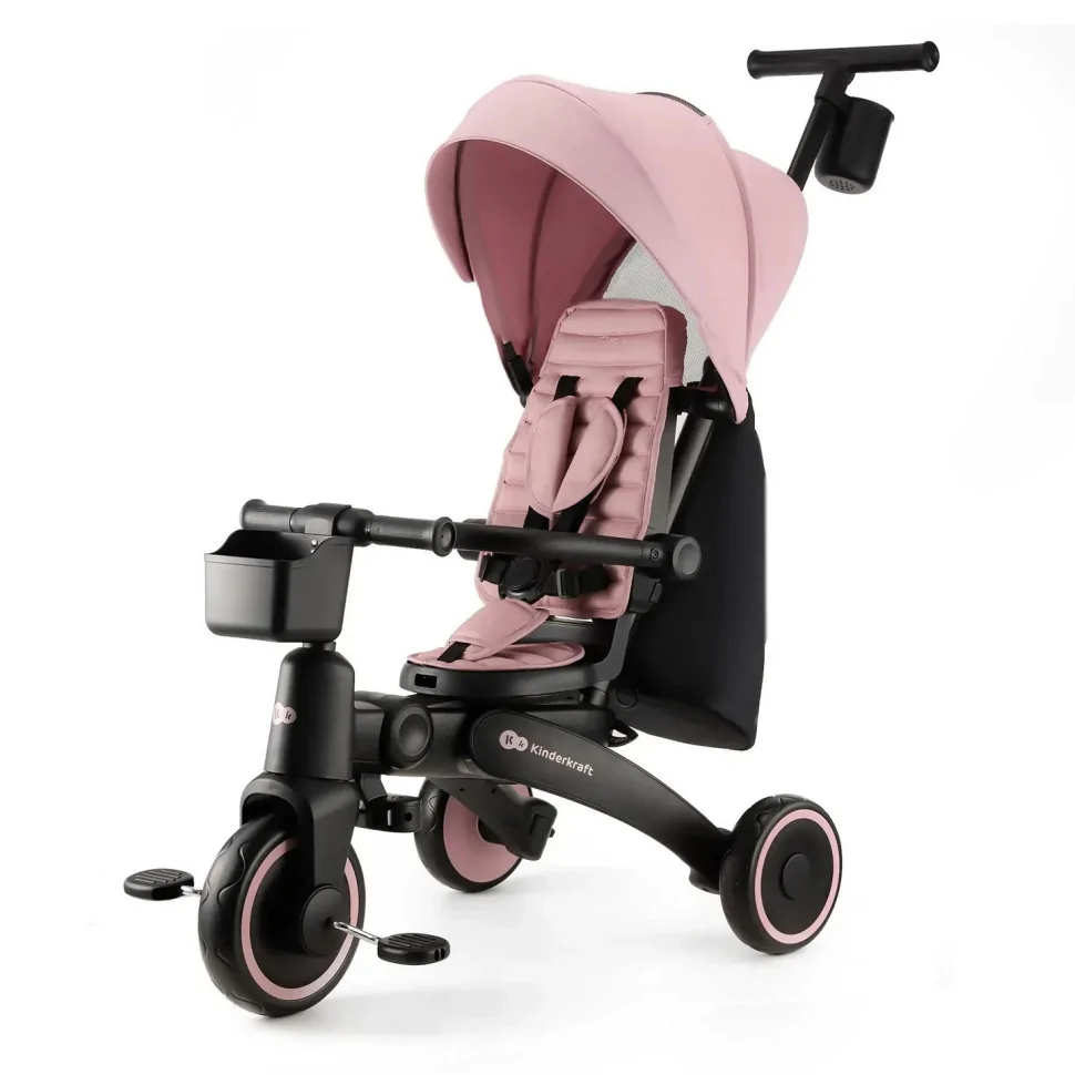 Детский трехколесный велосипед Jazz 2 Kinderkraft KRJAZZ02PNK0000 Pink