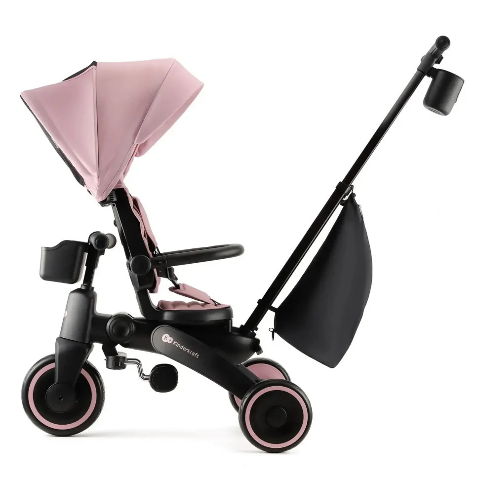 Детский трехколесный велосипед Jazz 2 Kinderkraft KRJAZZ02PNK0000 Pink