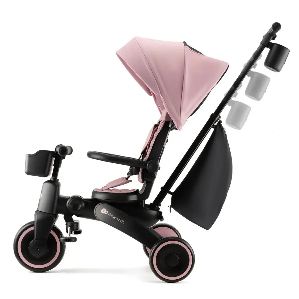 Детский трехколесный велосипед Jazz 2 Kinderkraft KRJAZZ02PNK0000 Pink