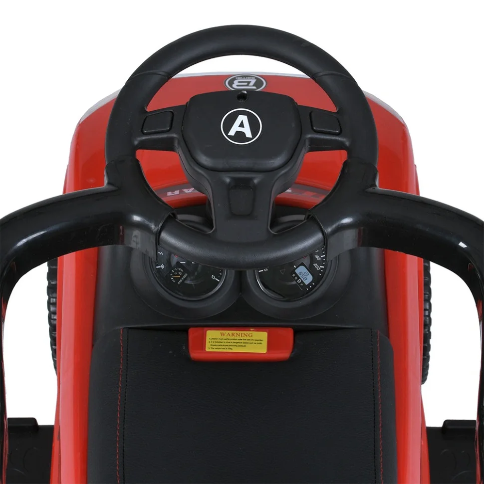 Детская каталка-толокар Bambi Racer M 5045L-3 красный, c родительской ручкой