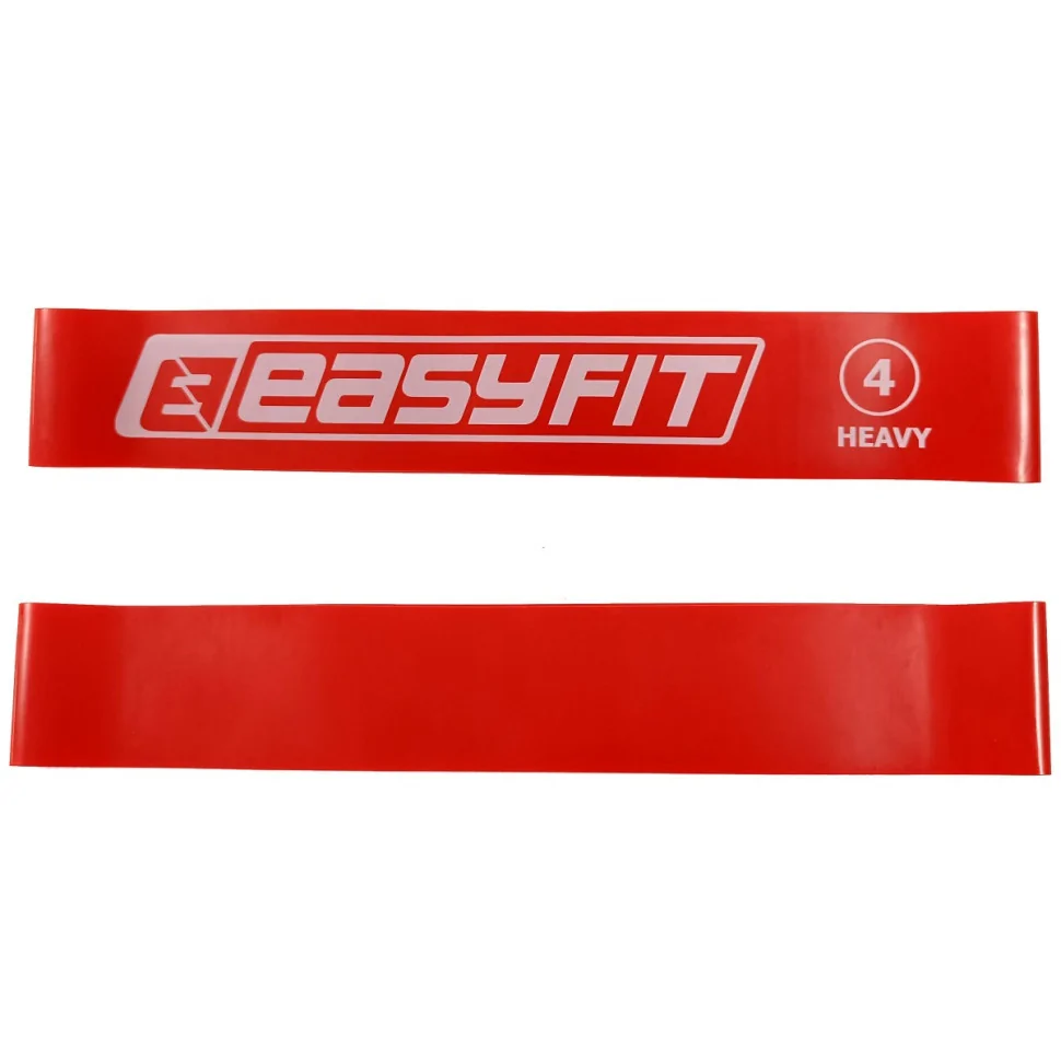 Резинка для фитнеса EasyFit №4 EF-1812-4 длина 600 мм, красный