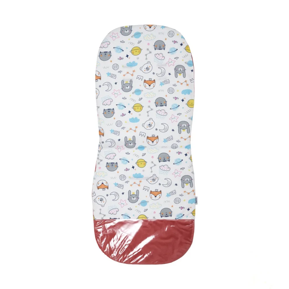Вкладиш для коляски Velvet Twins 8910-BTVel-15 кораловий 87 x 39 см