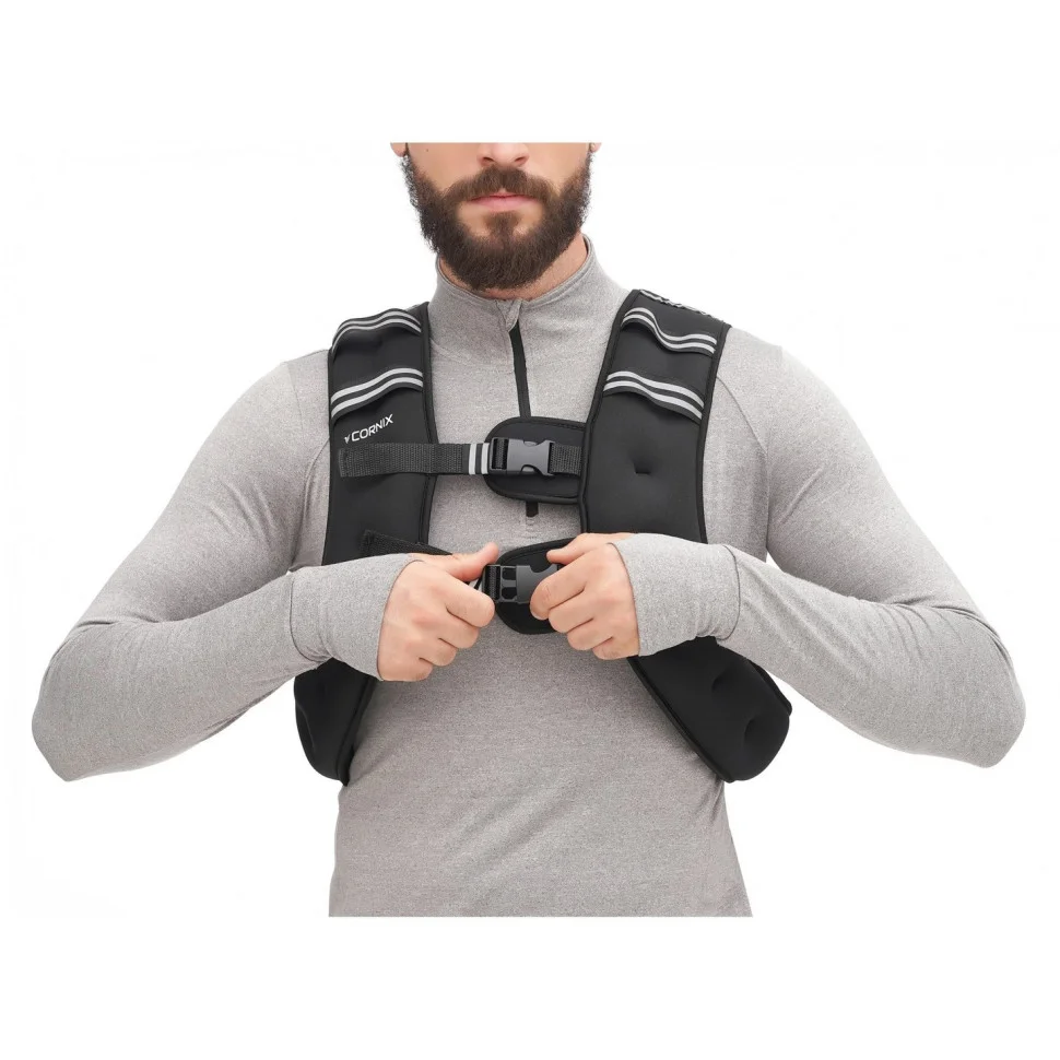 Жилет-обважнювач для тренувань Weight Vest Cornix XR-0344 Black 8 кг