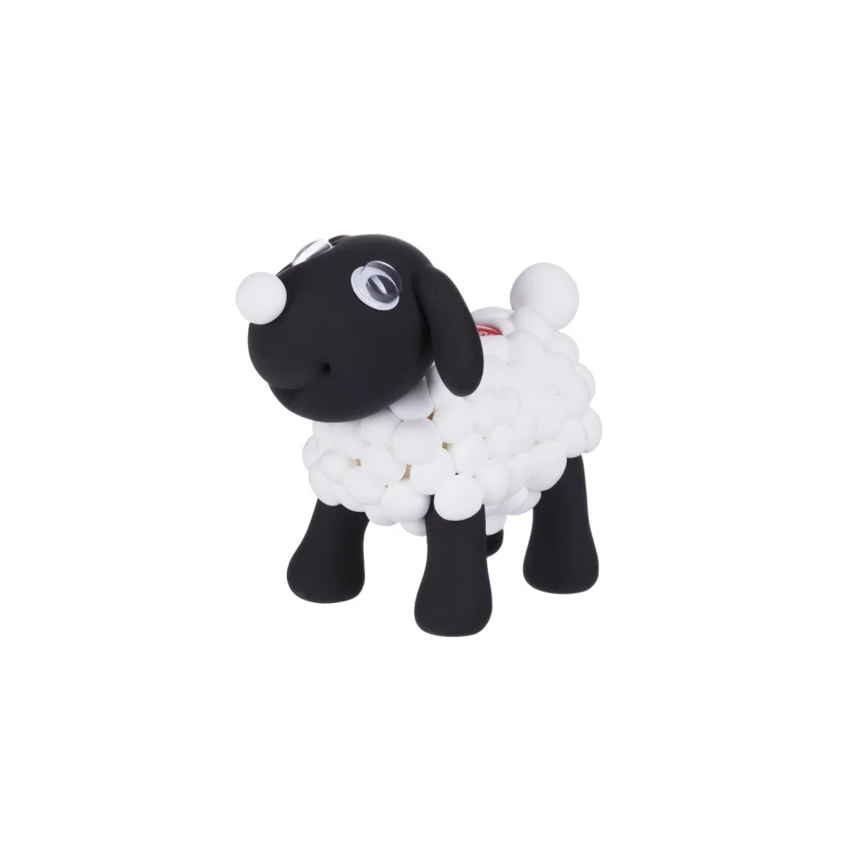 Масса для лепки Paulinda Super Dough Fun4one Овечка (подвижные глаза) PL-1564