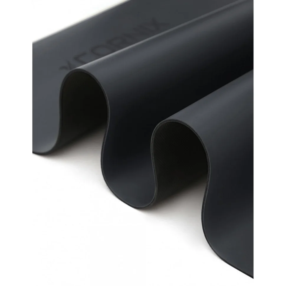 Килимок спортивний для йоги та фітнесу Cornix XR-0317 Black 183 x 68 x 0.4 см