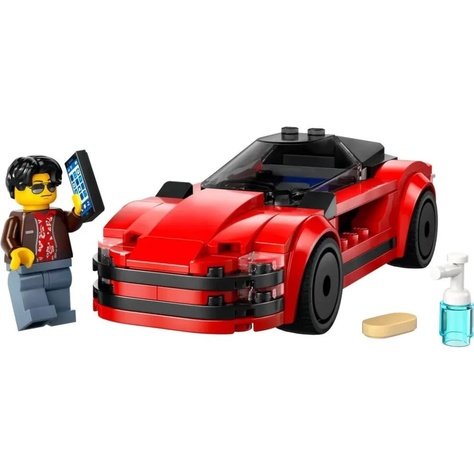 Конструктор Червоний спортивний автомобіль LEGO 60448, 109 деталей