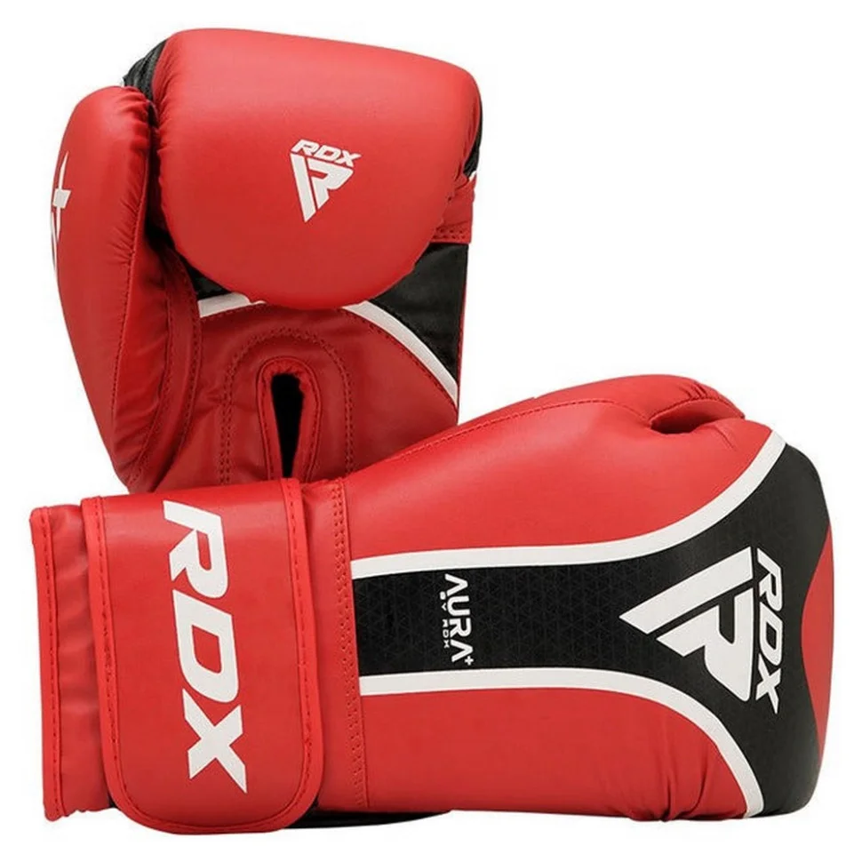Боксерські рукавиці AURA PLUS T-17 RDX Inc Limited BGR-T17RB-16OZ+ Red/Black 16 унцій (капа в комплекті)