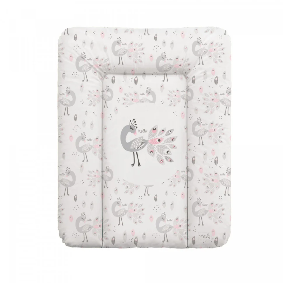 Пеленальный матрас Peacock Cebababy W-143-120-608 Lolly Polly, 50х70 см