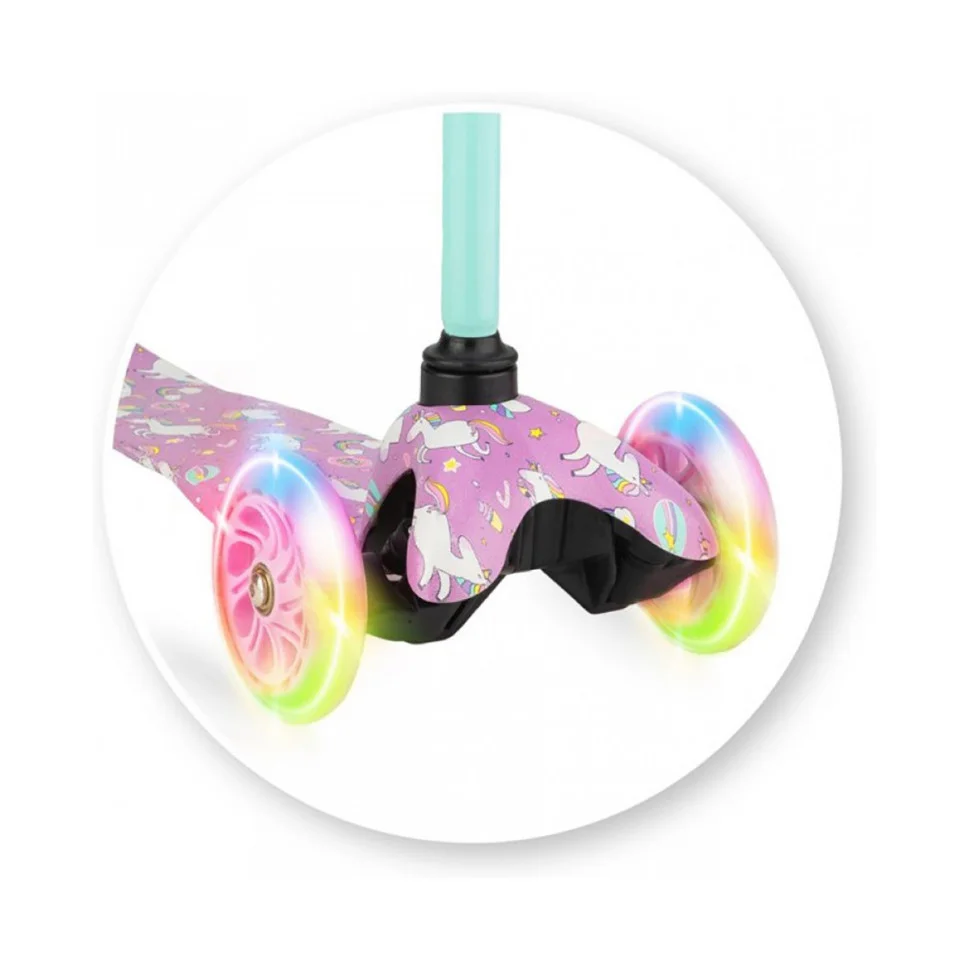 Самокат трехколесный WEENDY MoMi HULA00006 purple unicorns