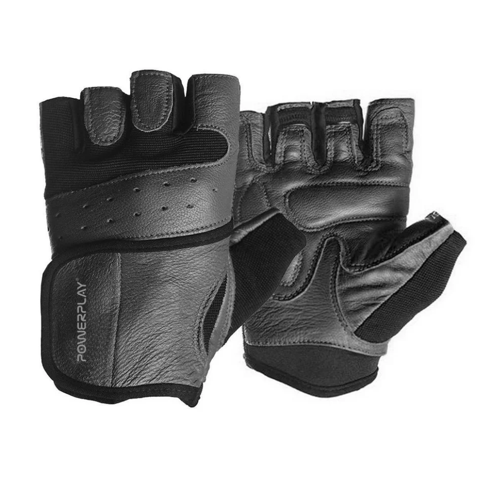 Рукавички для фітнесу PowerPlay PP_2229_XL_Black, Чорні, XL