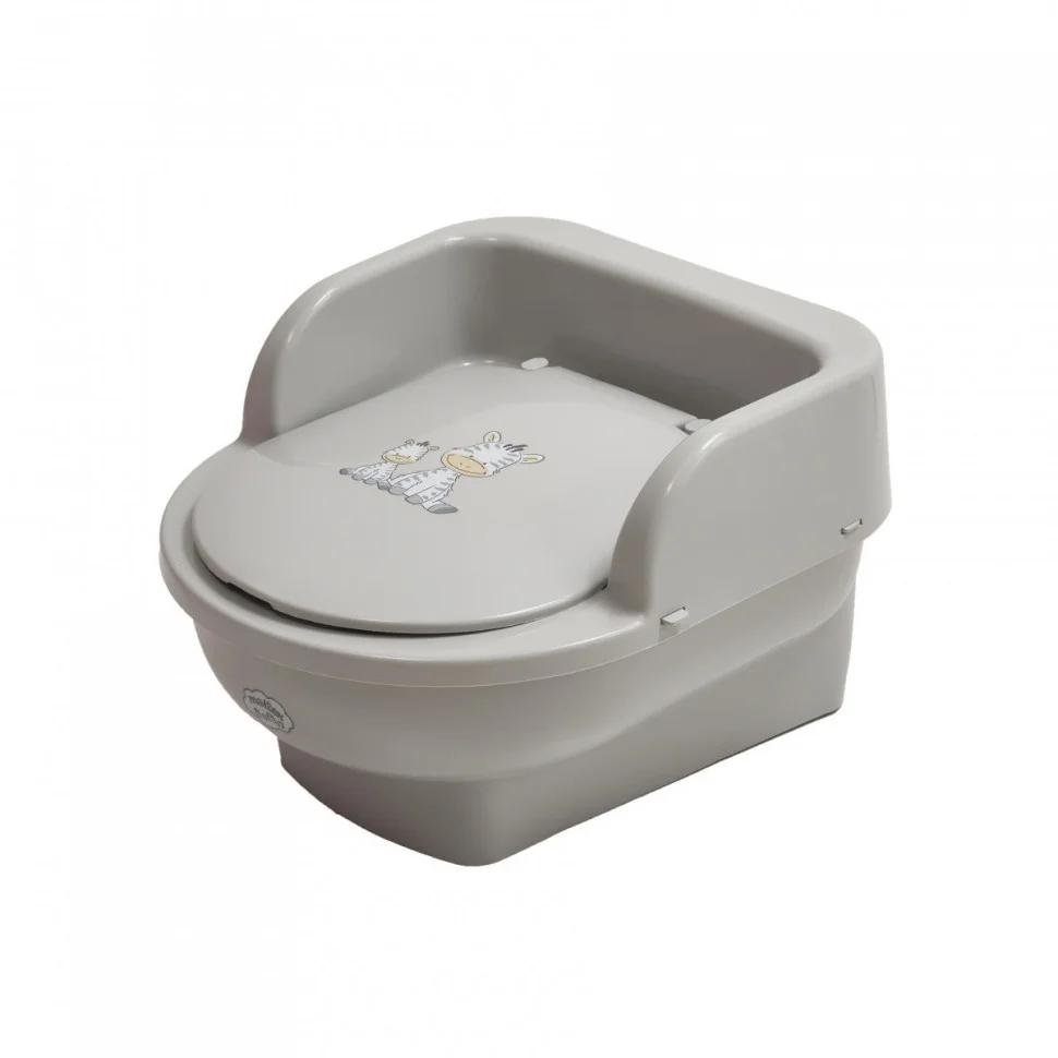 Горшок кресло детский Zebra Maltex 6510_90 grey, серый