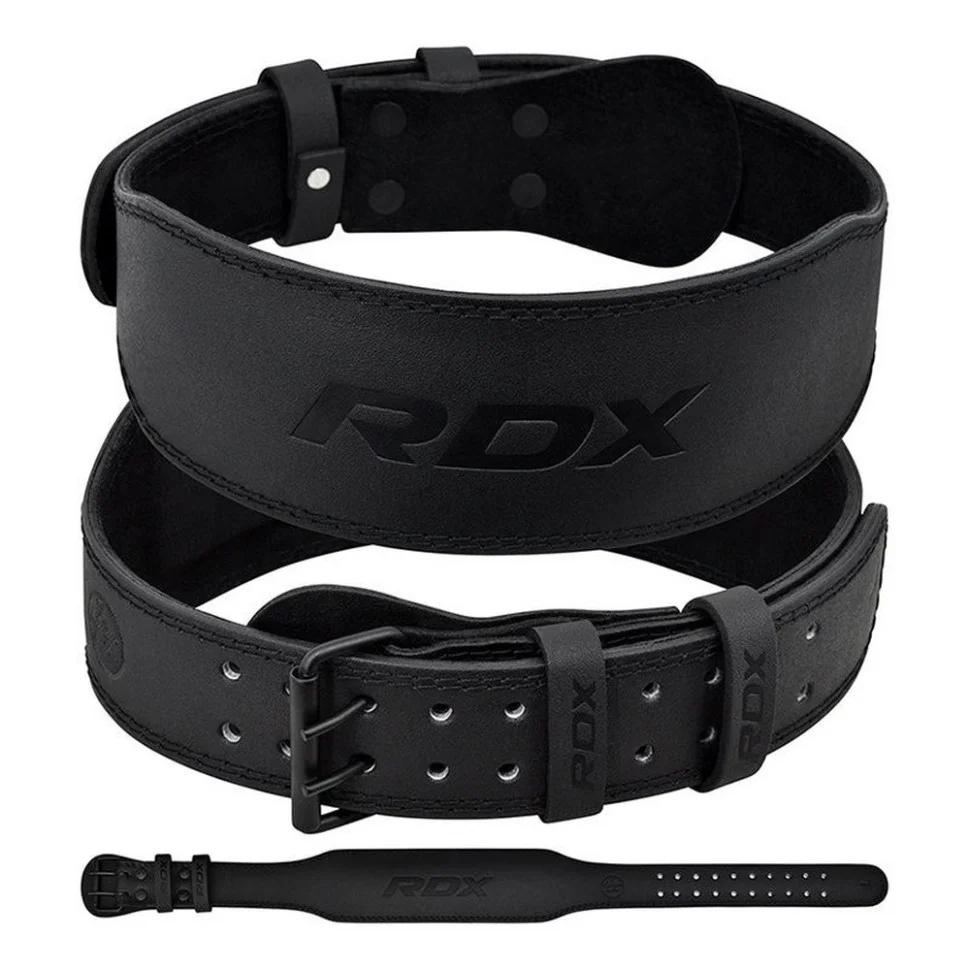 Пояс для важкої атлетики 4 RDX Inc Limited WBS-4FB-2XL, шкіряний, Black 2XL