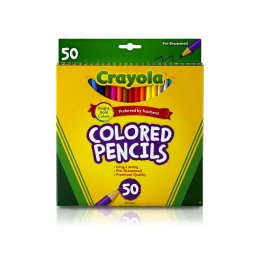 Набір кольорових олівців Crayola 68-4050, 50 шт Набір кольорових олівців Crayola 68-4050, 50 шт