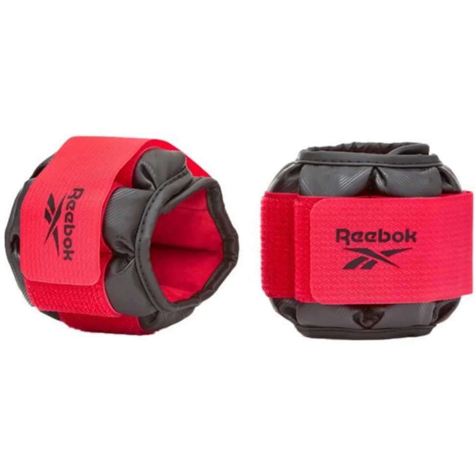 Утяжелители для лодыжки/запястья Premium Ankle Reebok RAWT-11310 черный, красный 0.5 кг