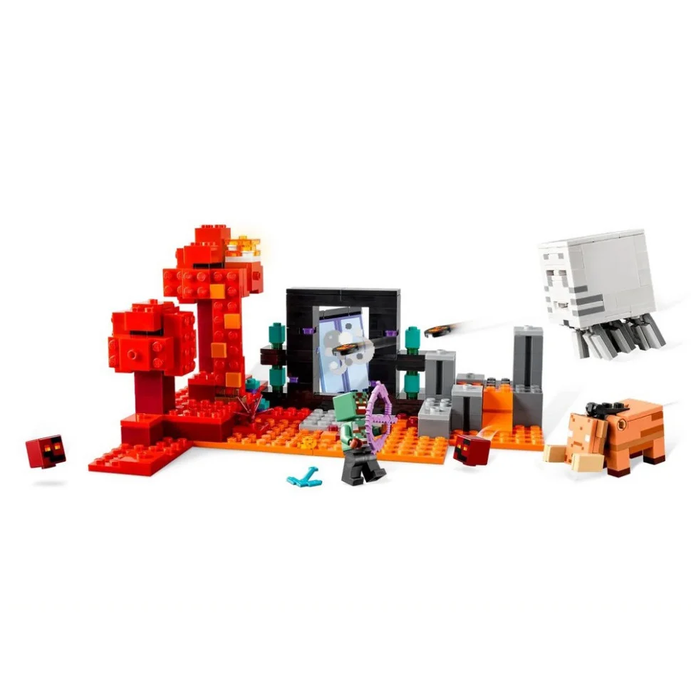 Конструктор Minecraft Засада у портала в Нижний мир LEGO 21255, 352 детали