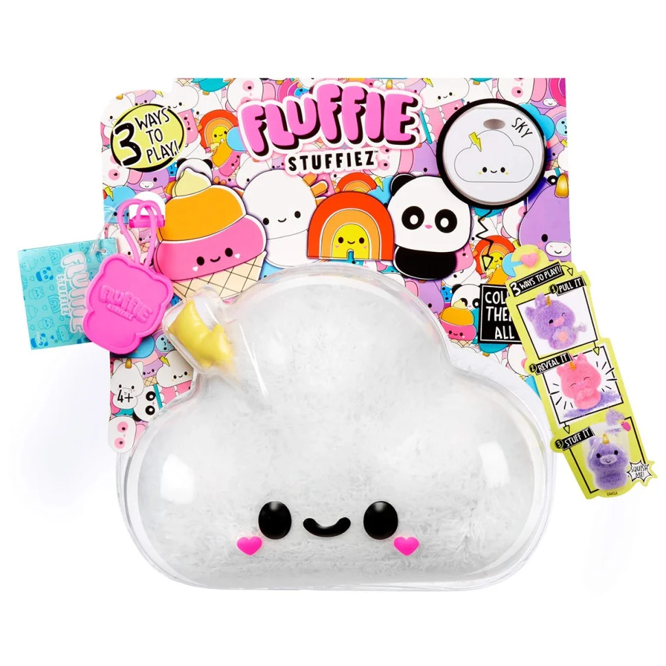 Мягкая игрушка-антистресс ПУШИСТЫЙ СЮРПРИЗ ОБЛАЧКО Fluffie Stuffiez 593447-4