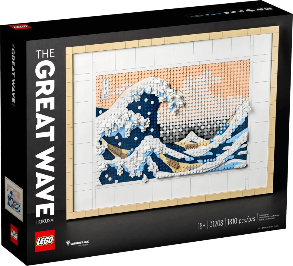 Конструктор LEGO ART Хокусай, «Велика хвиля» 31208
