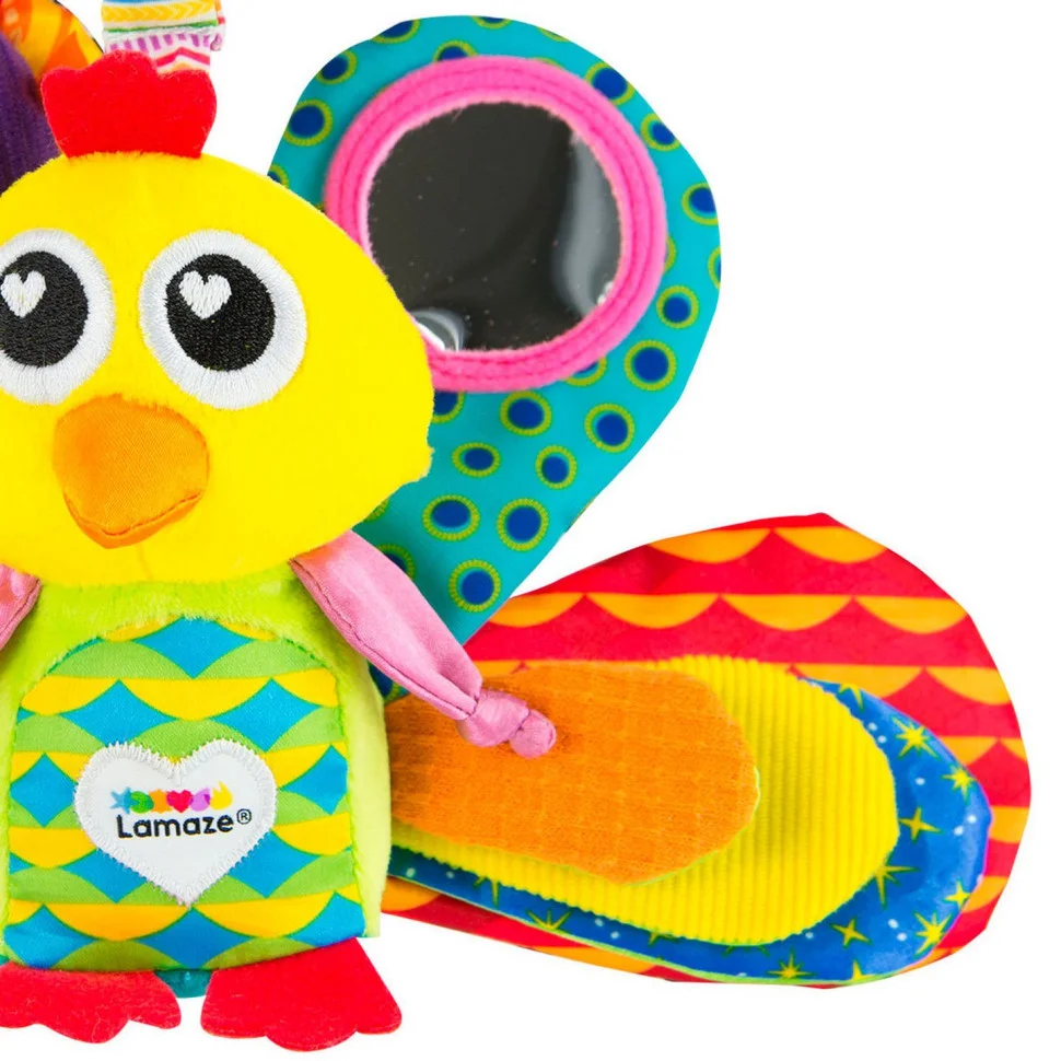 Мягкая игрушка-подвеска Павлин Lamaze L27013 с пищалкой 