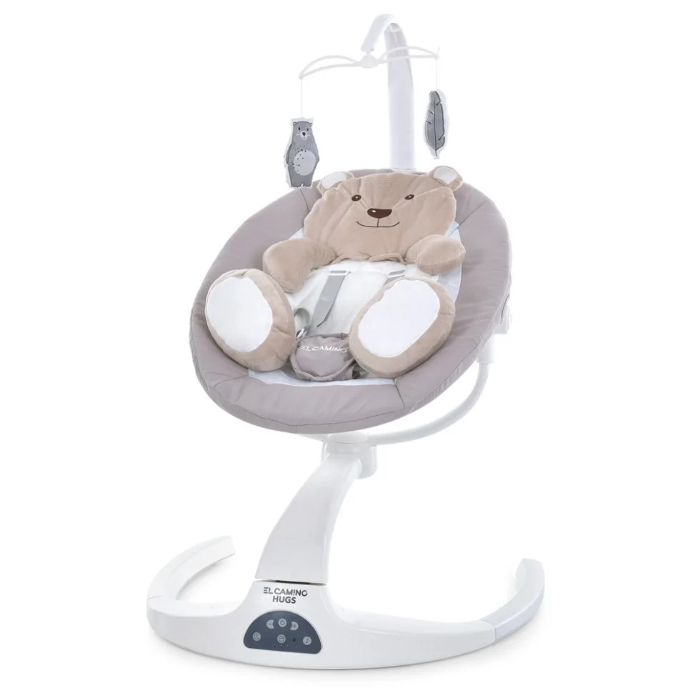 Укачивающий центр-шезлонг HUGS Bambi ME 1077 Beige