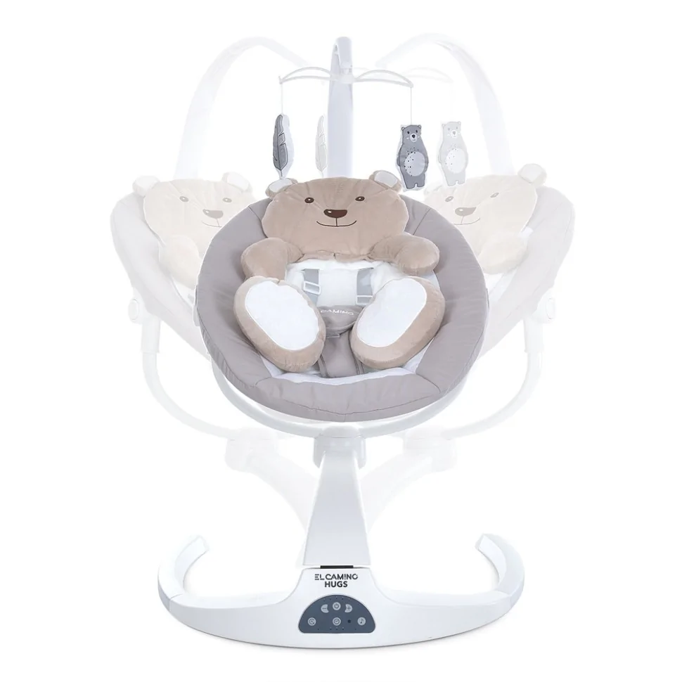Укачивающий центр-шезлонг HUGS Bambi ME 1077 Beige