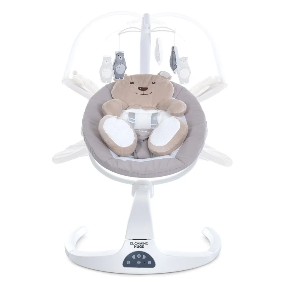 Укачивающий центр-шезлонг HUGS Bambi ME 1077 Beige