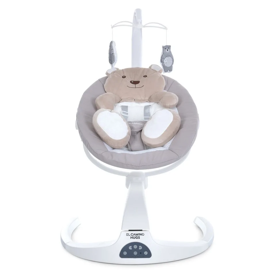 Укачивающий центр-шезлонг HUGS Bambi ME 1077 Beige