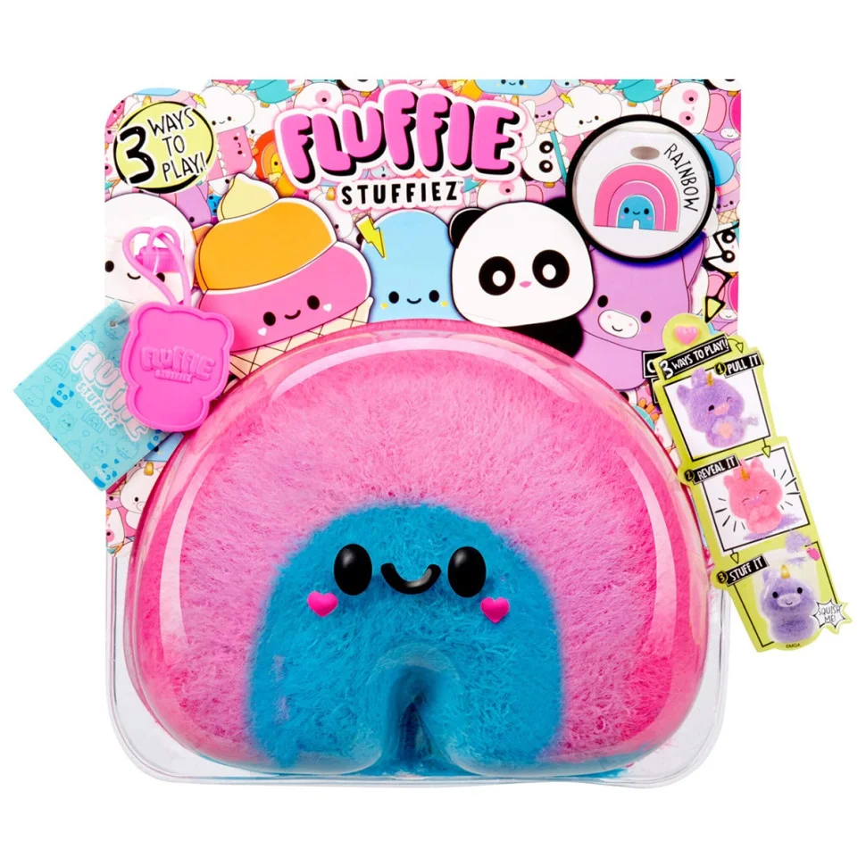 Мягкая игрушка-антистресс ПУШИСТЫЙ СЮРПРИЗ РАДУГА Fluffie Stuffiez 593447-1