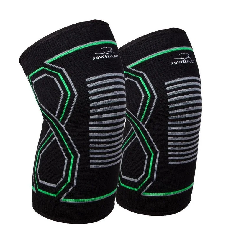 Наколенники 4099 Knee Support PowerPlay PP_4099_S/M_Bl/Green, S/M