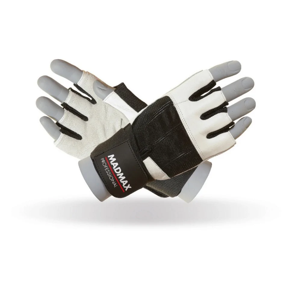 Рукавички для фітнесу Professional MadMax MFG-269-White_L, White, L