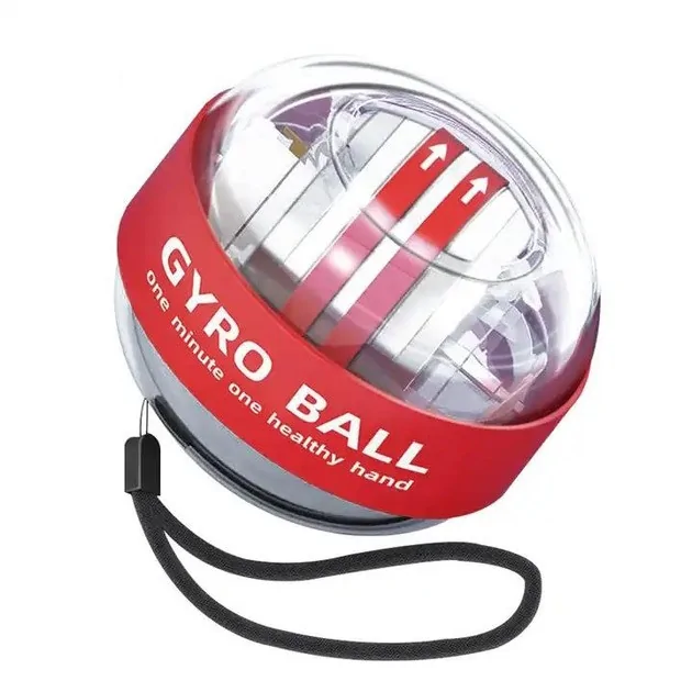 Гироскопический эспандер Bambi 65386(Red) LED-подсветка, ремешок
