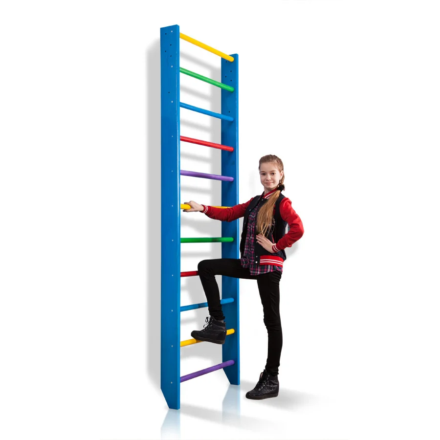 Шведская стенка SportBaby 0-240 (blue) высота 240 см