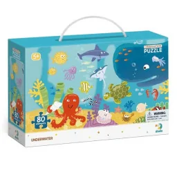 Пазл обсерваційний "Дно Океану" DoDo Toys 300134, 80 елементів