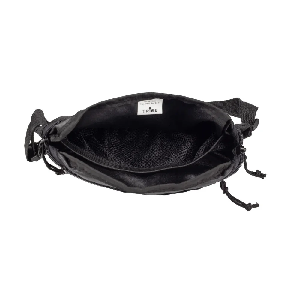 Поясна сумка Waist bag Tribe T-ID-0002-black 2.5 л, чорний
