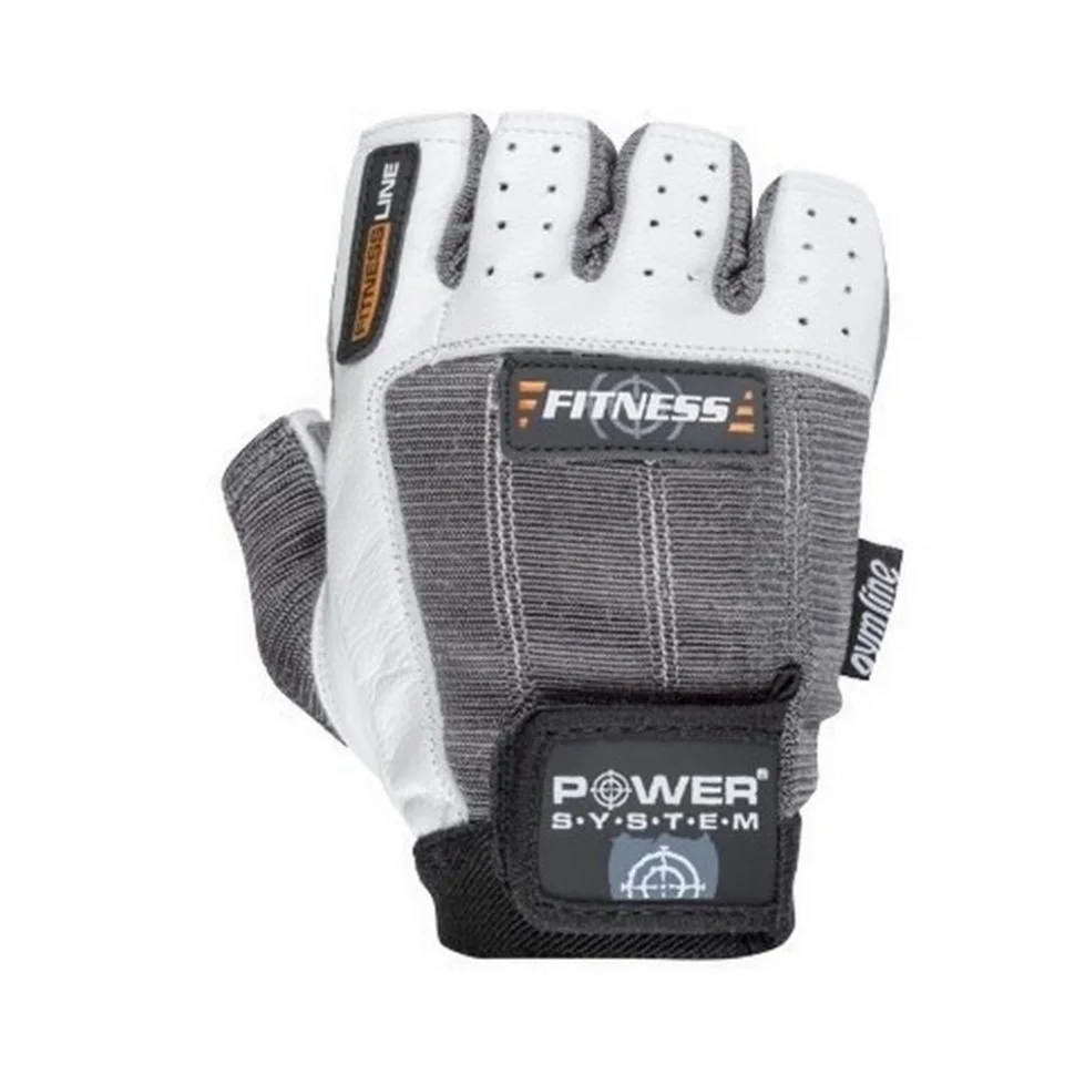 Рукавички для фітнесу Fitness Power System PS-2300_XL_Grey-White, XS 17 см