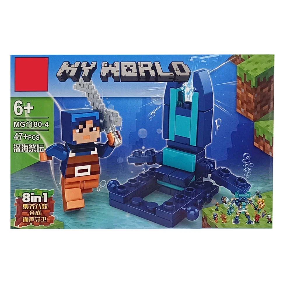 Дитячий конструктор «MINECRAFT» Bambi 1180-4, 47 деталей