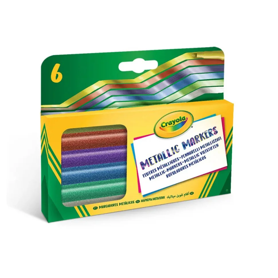 Набір фломастерів Metallic Crayola 58-8828, 6 шт